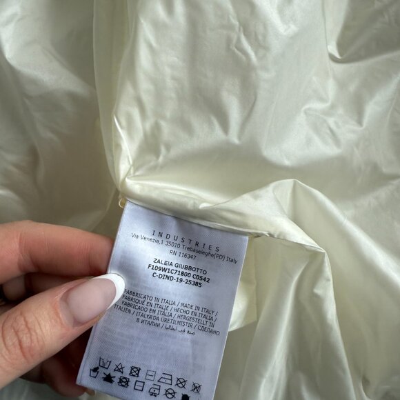 Moncler Genius Moncler Zaleia Layered Coat Embroidered Floral Drawstring Hood - Picture 5 of 12